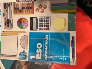 libro de matemáticas 1 ESO