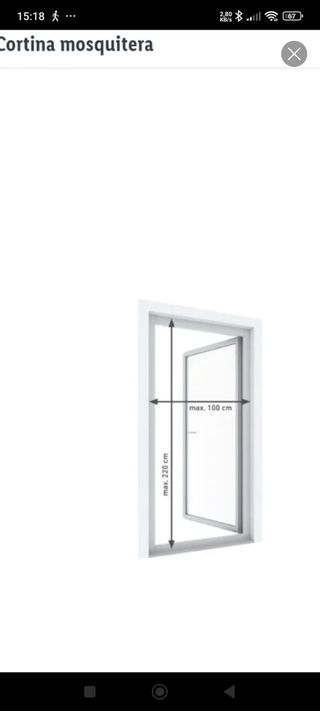 Cortina Mosquitera  color Antracita