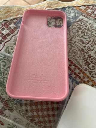 Custodia silicone rosa  simile iPhone 14 Plus