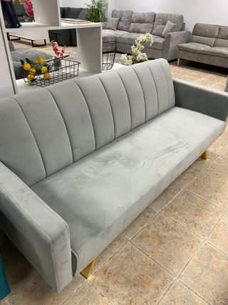 SOFA CAMA NUEVO CLICK CLACK TERCIOPELO