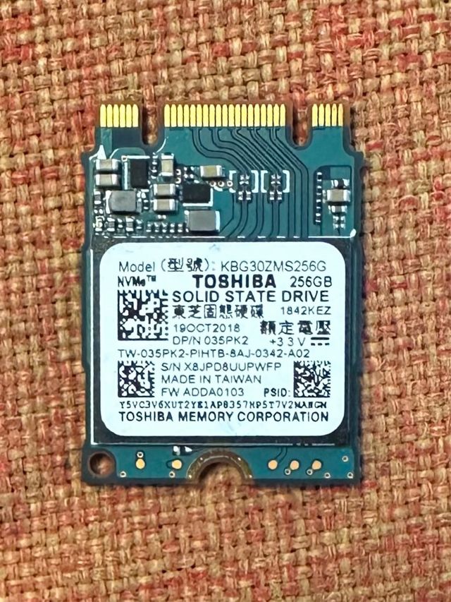 Toshiba KBG30ZMS256G SSD da 256 GB