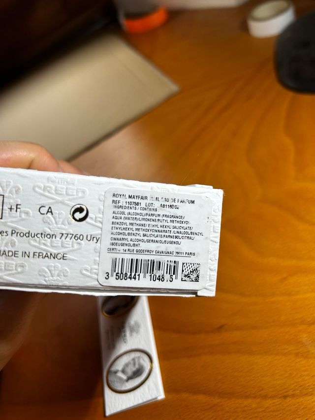 Royal Mayfair Millésime - Creed (batch 2016)