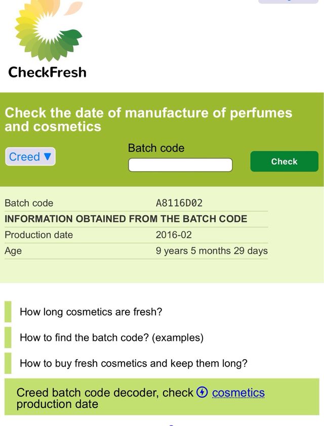 Royal Mayfair Millésime - Creed (batch 2016)