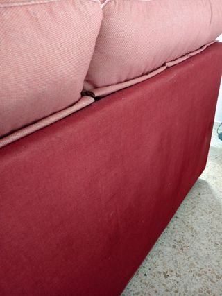 Sofá cama rojo