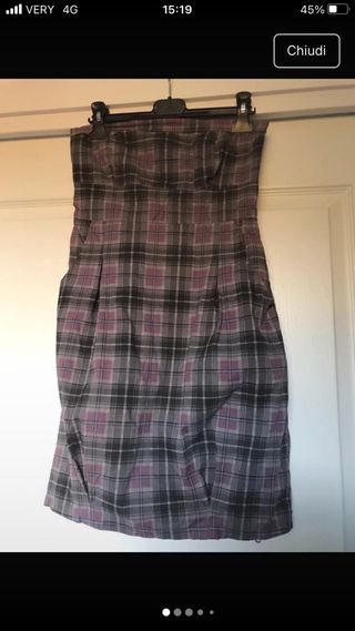 Miniabito a fascia tg M