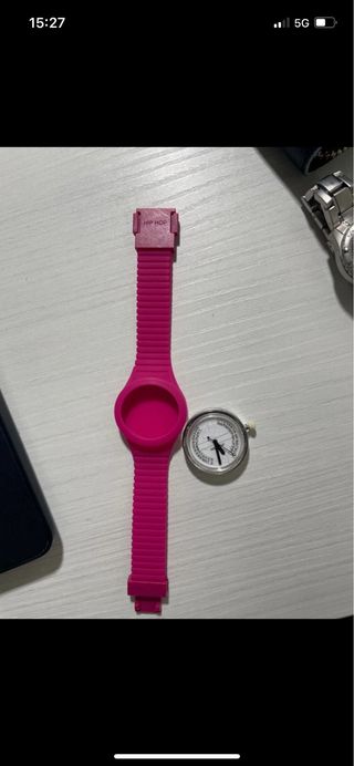 Orologio Hip Hop rosa