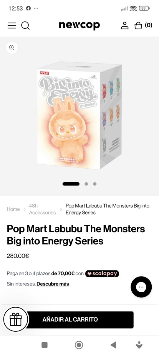 Labubu BigIntoEnergy POP MART
