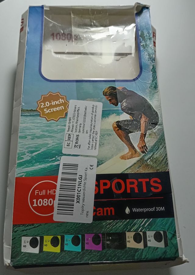 Sports Cam 2.0 Inch Screen (Full Hd - 1080P)