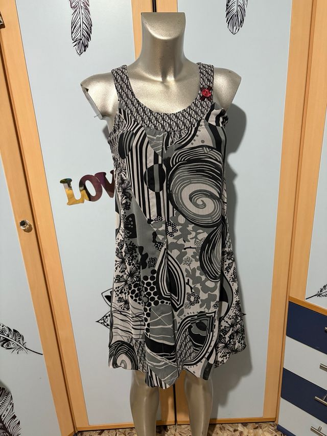 Vestito Cache Cache M - Grigio Nero