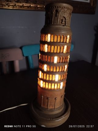 Lampara Torre Pisa Vintage