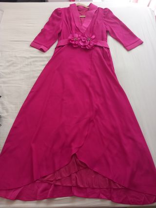 Vestido top queens fucsia