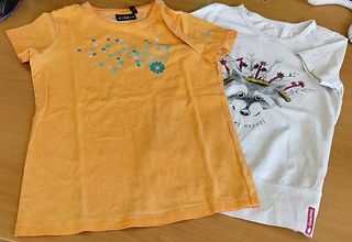 CMP t-shirt e Quechua t-shirt 8-10 anni