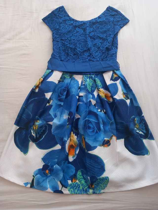 Vestido pilar prieto azul