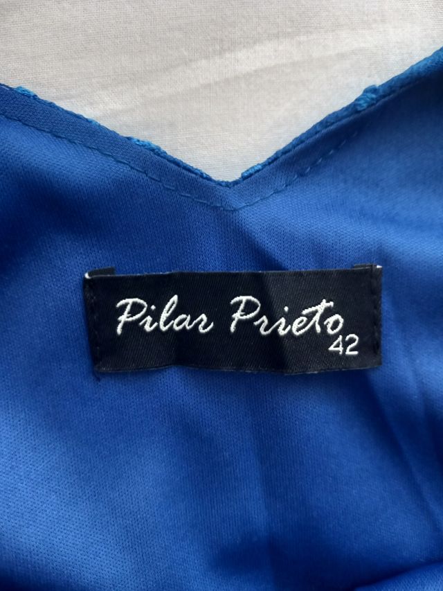 Vestido pilar prieto azul