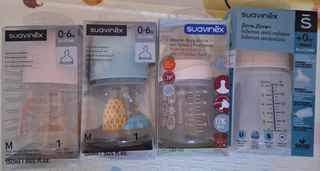 Pack 4 biberones Suavinex 0-6m 