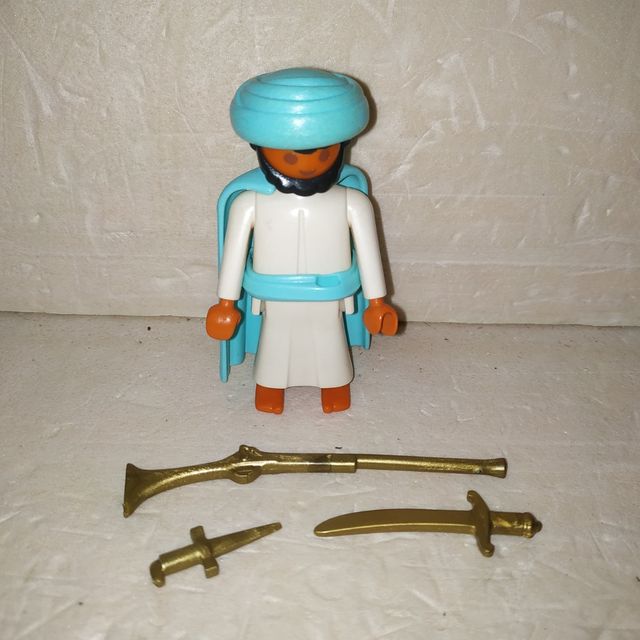 PLAYMOBIL - Guerrero Árabe Sarraceno Raro 4521