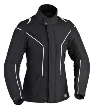 Chaqueta moto Ixon Comtesse mujer XS negra-blanca