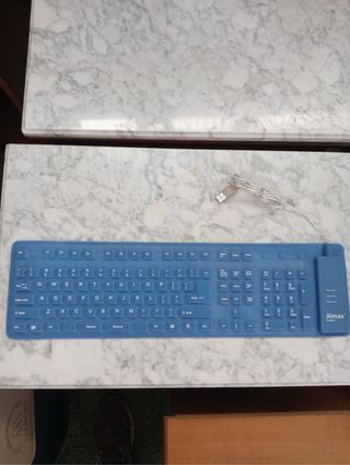 Teclado Almax Silicona Azul