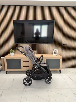 Cochecito bebe, con capazo y silla de paseo