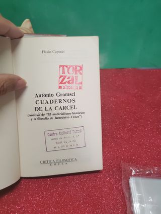 Antonio Gramsci: Cuadernos de la Cárcel