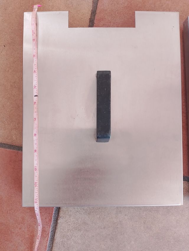 2 Tapaderas acero inoxidable freidora