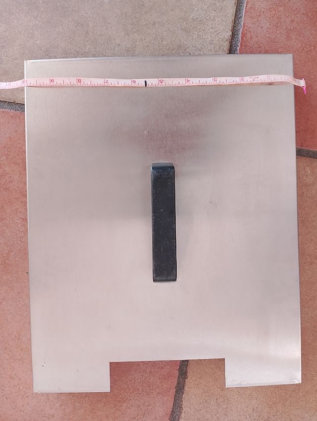 2 Tapaderas acero inoxidable freidora