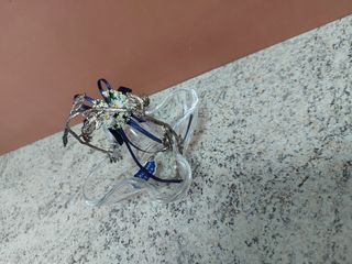 Bomboniera in vetro e metallo