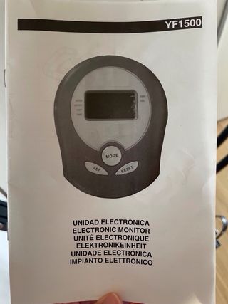 Bicicleta estática plegable