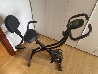Bicicleta estática plegable