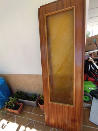 2 Puertas salón madera vintage