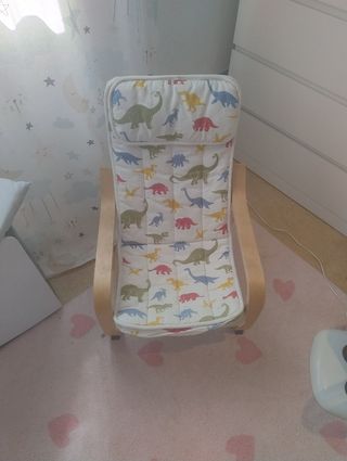 Butaca infantil Ikea Poang dinosaurios