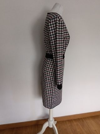 Vestido S - Blanco y Negro