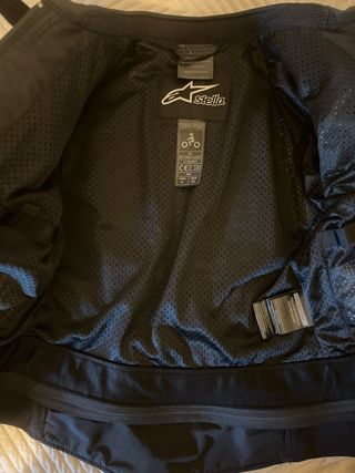 Cazadora moto piel Alpinestars Stella