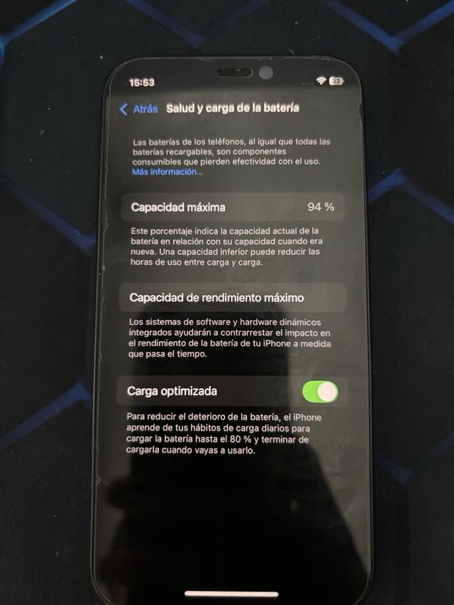 iPhone 12 mini negro - pantalla rota