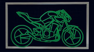 Cuadro Kawasaki Z900 - Decoración moto
