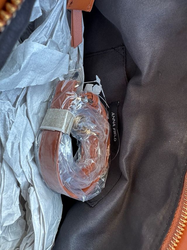 Borsa marrone nuova: a mano & tracolla