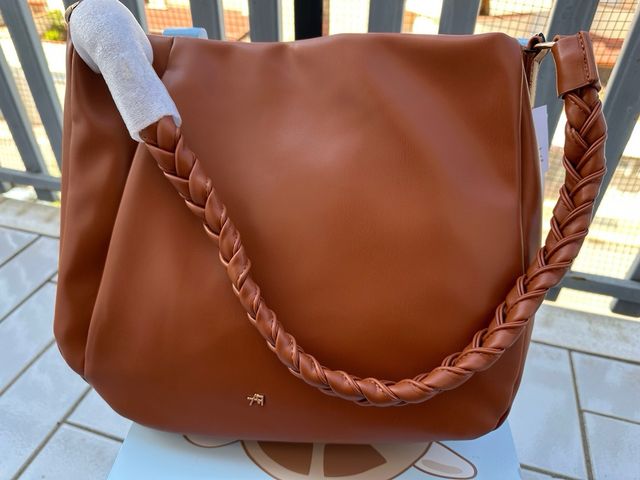 Borsa marrone nuova: a mano & tracolla