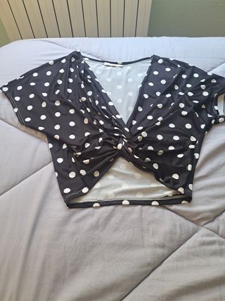 Conjunto top & pantalón lunares - Talla única