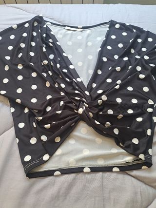 Conjunto top & pantalón lunares - Talla única