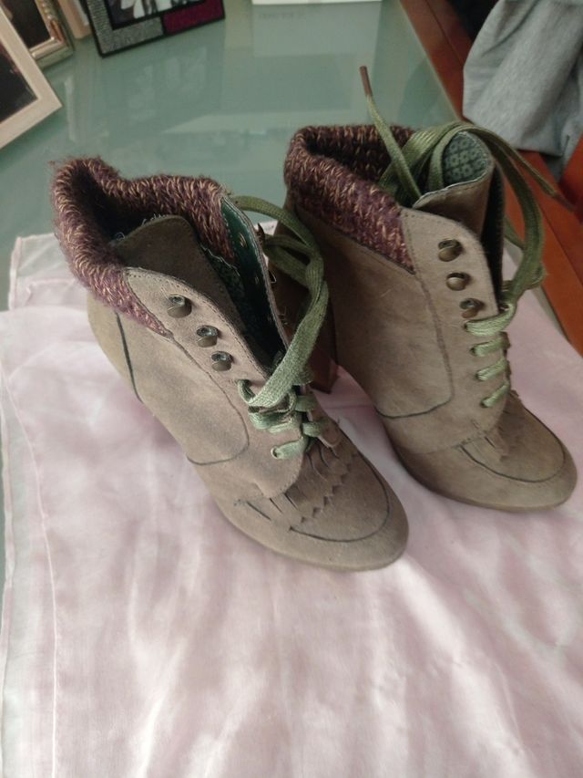 Botines Marrón-Verde | Botitas Otoño