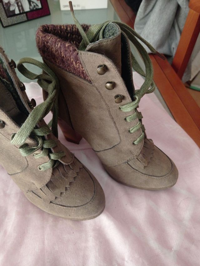 Botines Marrón-Verde | Botitas Otoño