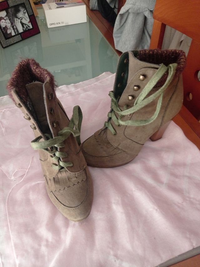 Botines Marrón-Verde | Botitas Otoño