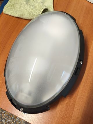 Plafoniera Goccia Jack ovale bianca