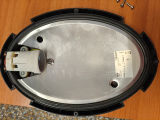 Plafoniera Goccia Jack ovale bianca