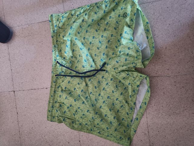Bañador Pull&Bear verde - Talla L