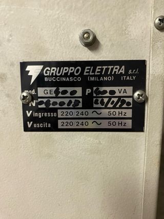 Gruppo elettrogeno 220V usato