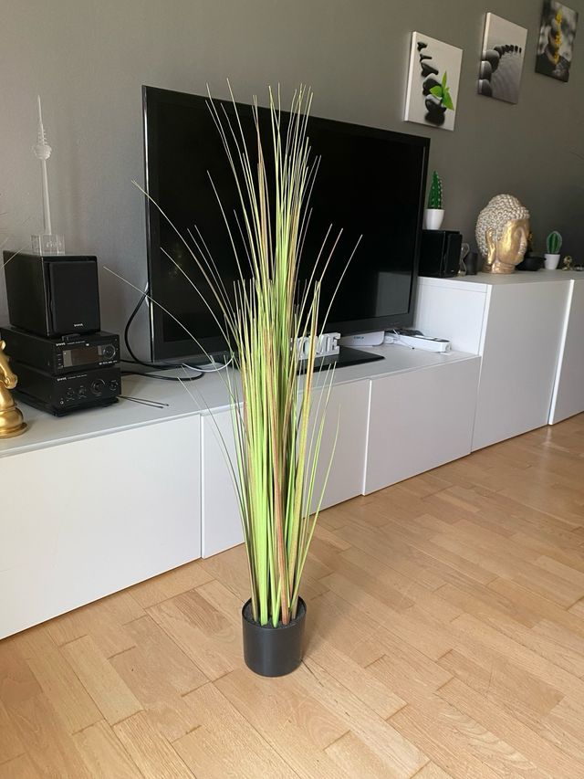 Planta artificial hierba