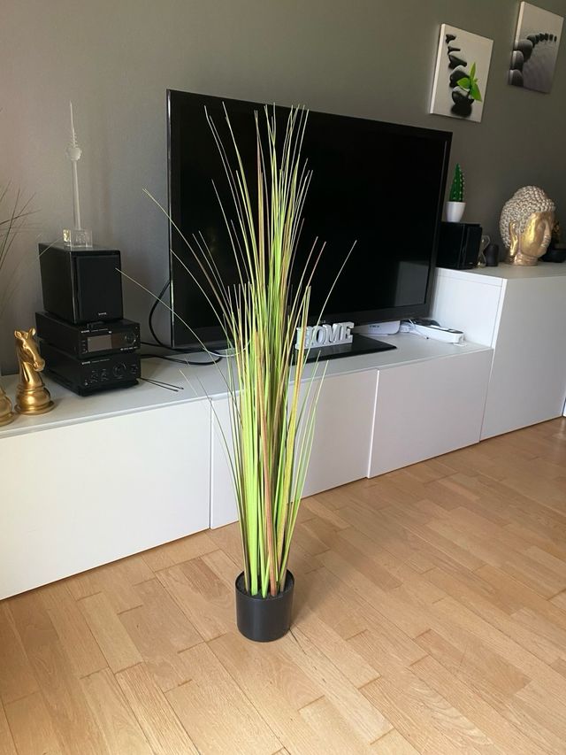Planta artificial hierba