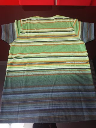 Camiseta Jack Jones rayas multicolor talla S