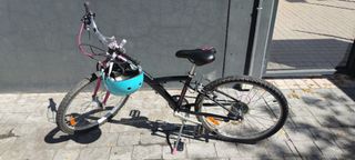 Bicicleta infantil 24" negra